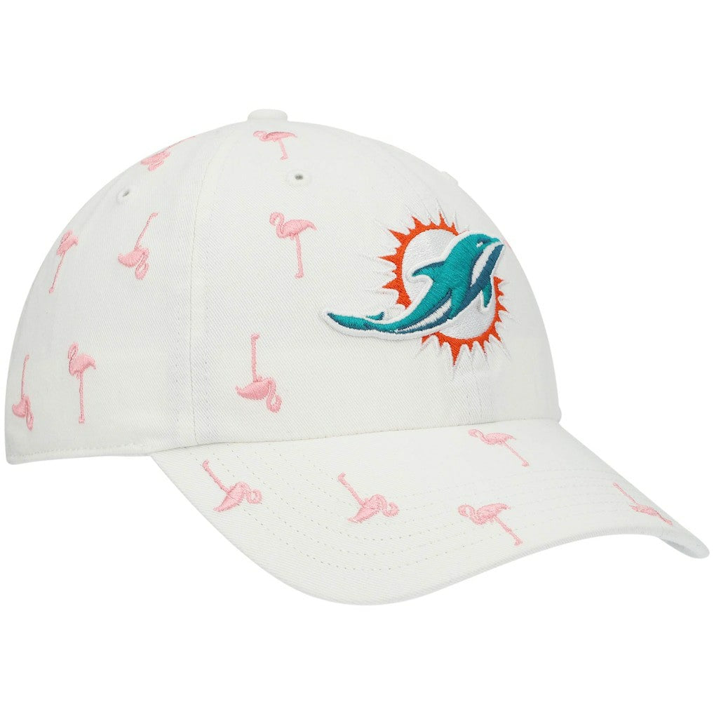 Miami Dolphins 47 brand '47 Women's Confetti Clean Up Adjustable Hat