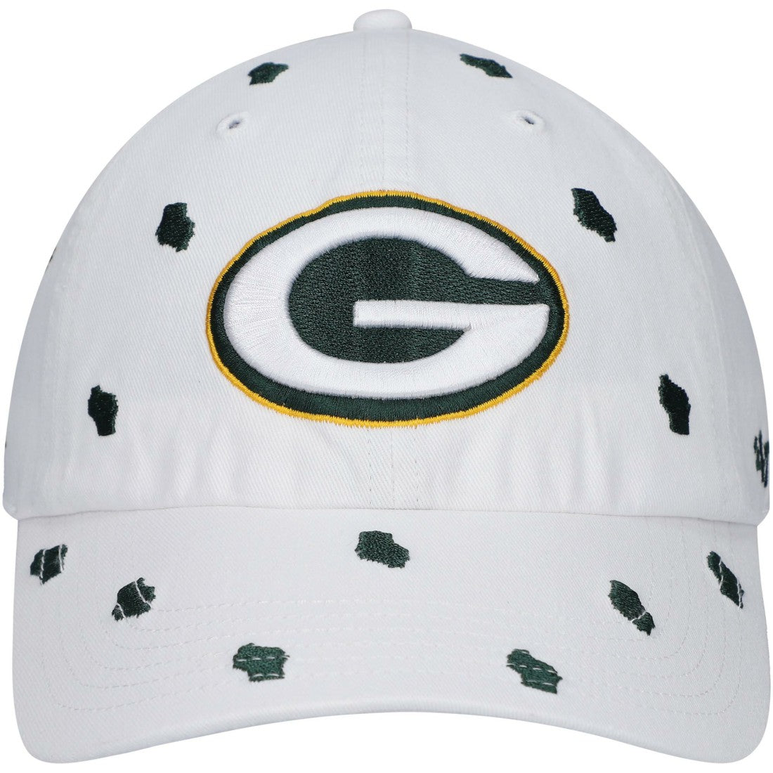 Green Bay Packers 47 brand '47 Women's Confetti Clean Up Adjustable Hat