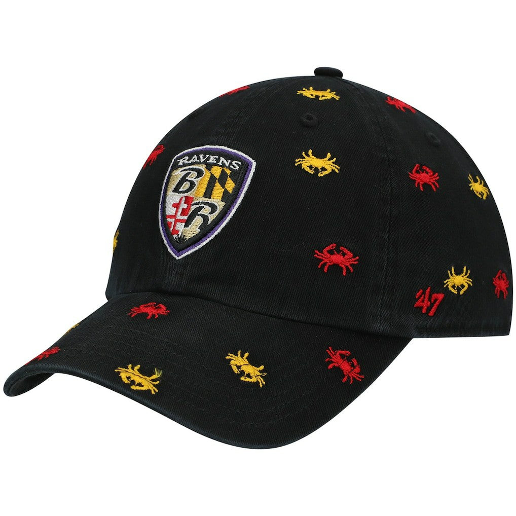 Baltimore Ravens 47 brand '47 Women's Confetti Clean Up Adjustable Hat