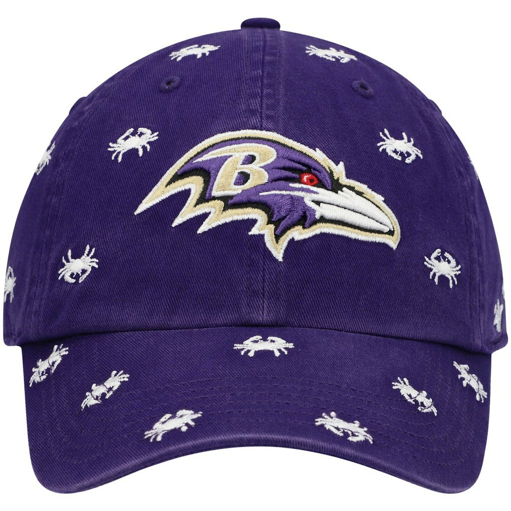 Baltimore Ravens 47 brand '47 Women's Confetti Clean Up Adjustable Hat
