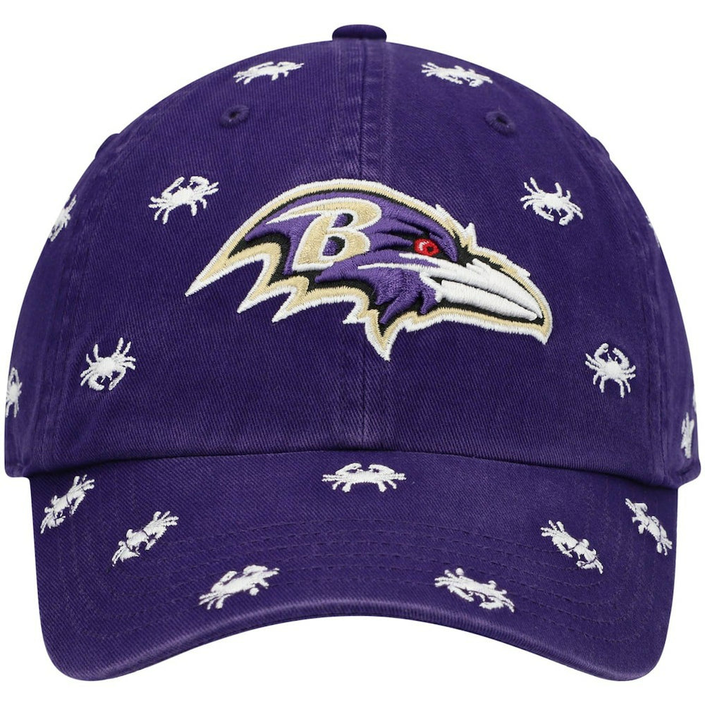 Baltimore Ravens 47 brand '47 Women's Confetti Clean Up Adjustable Hat