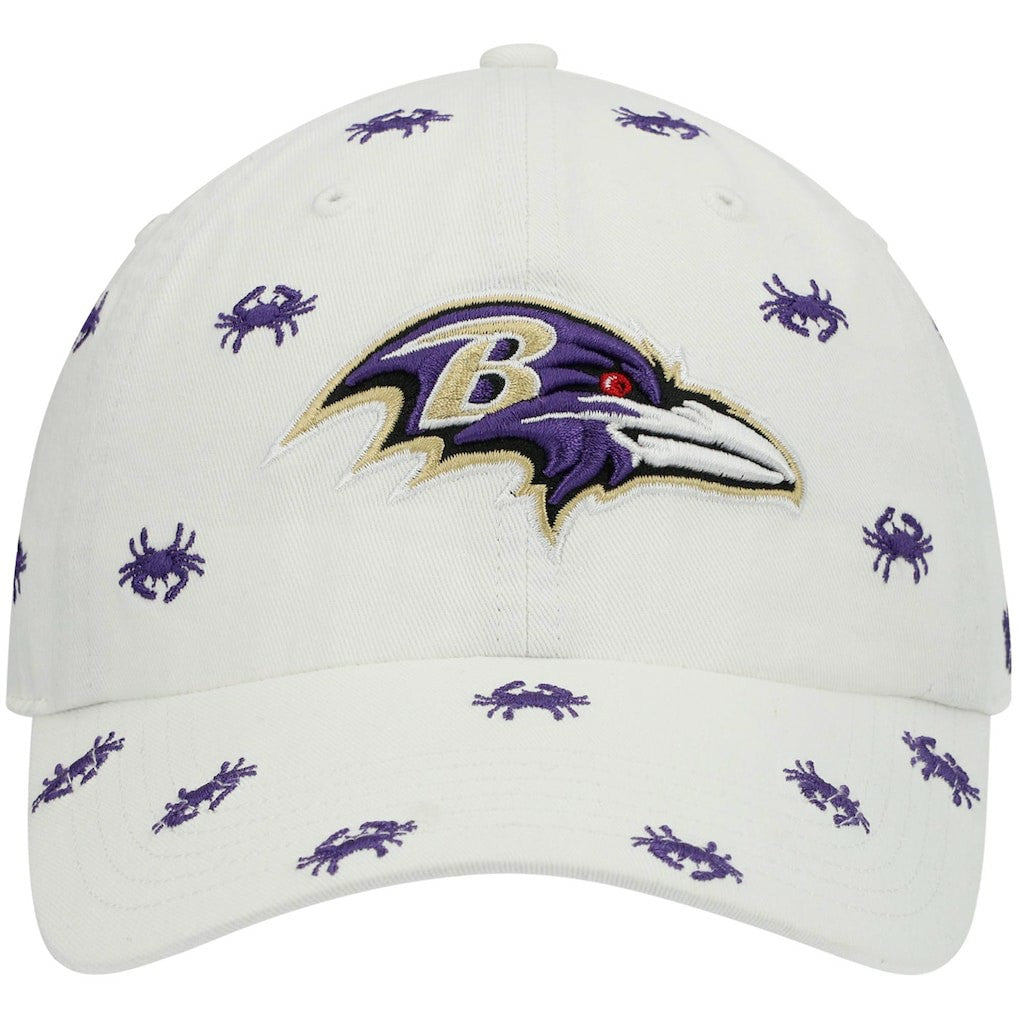 Baltimore Ravens 47 brand '47 Women's Confetti Clean Up Adjustable Hat
