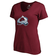 Nathan MacKinnon Colorado Avalanche Women's Playmaker V-Neck T-Shirt On Sale