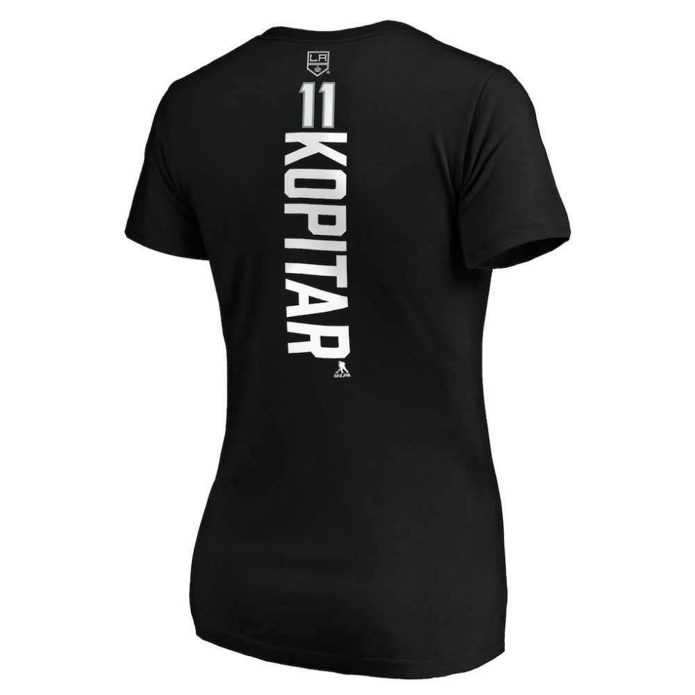 Anze Kopitar Los Angeles Kings Women's Playmaker V-Neck T-Shirt Outlet
