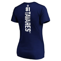 John Tavares Toronto Maple Leafs Women's Playmaker V-Neck T-Shirt On Sale