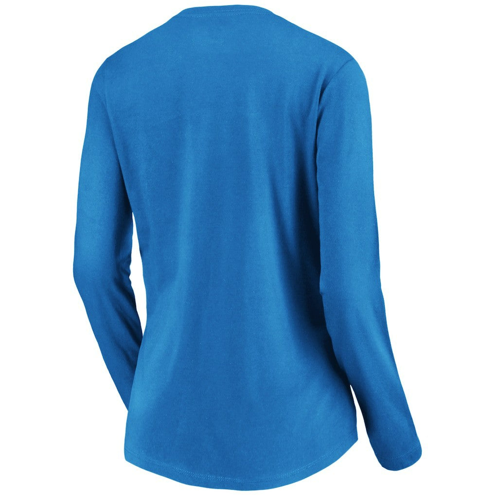 Los Angeles Chargers  Women's Victory Arch Long Sleeve V-Neck T-Shirt