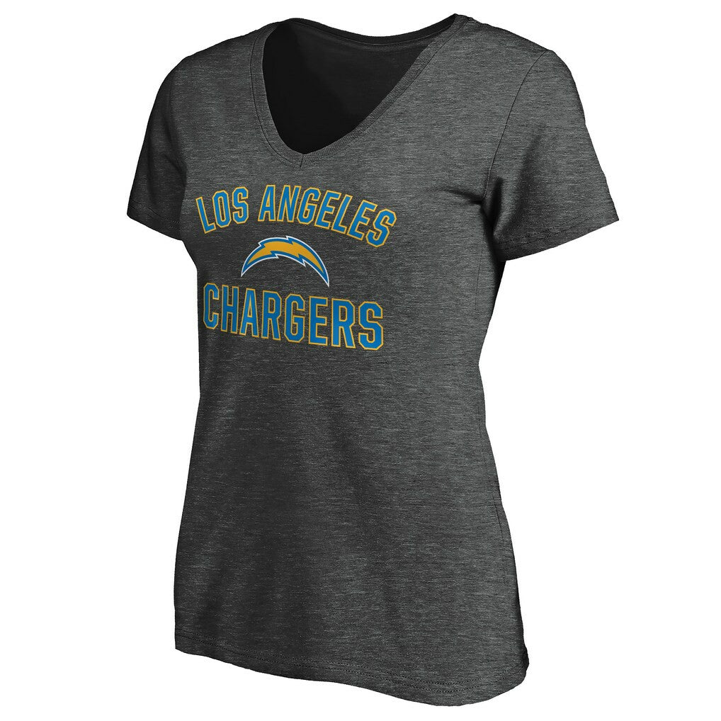Los Angeles Chargers  Women's Victory Arch V-Neck T-Shirt