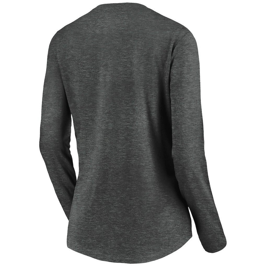 Los Angeles Chargers  Women's Victory Arch Long Sleeve V-Neck T-Shirt