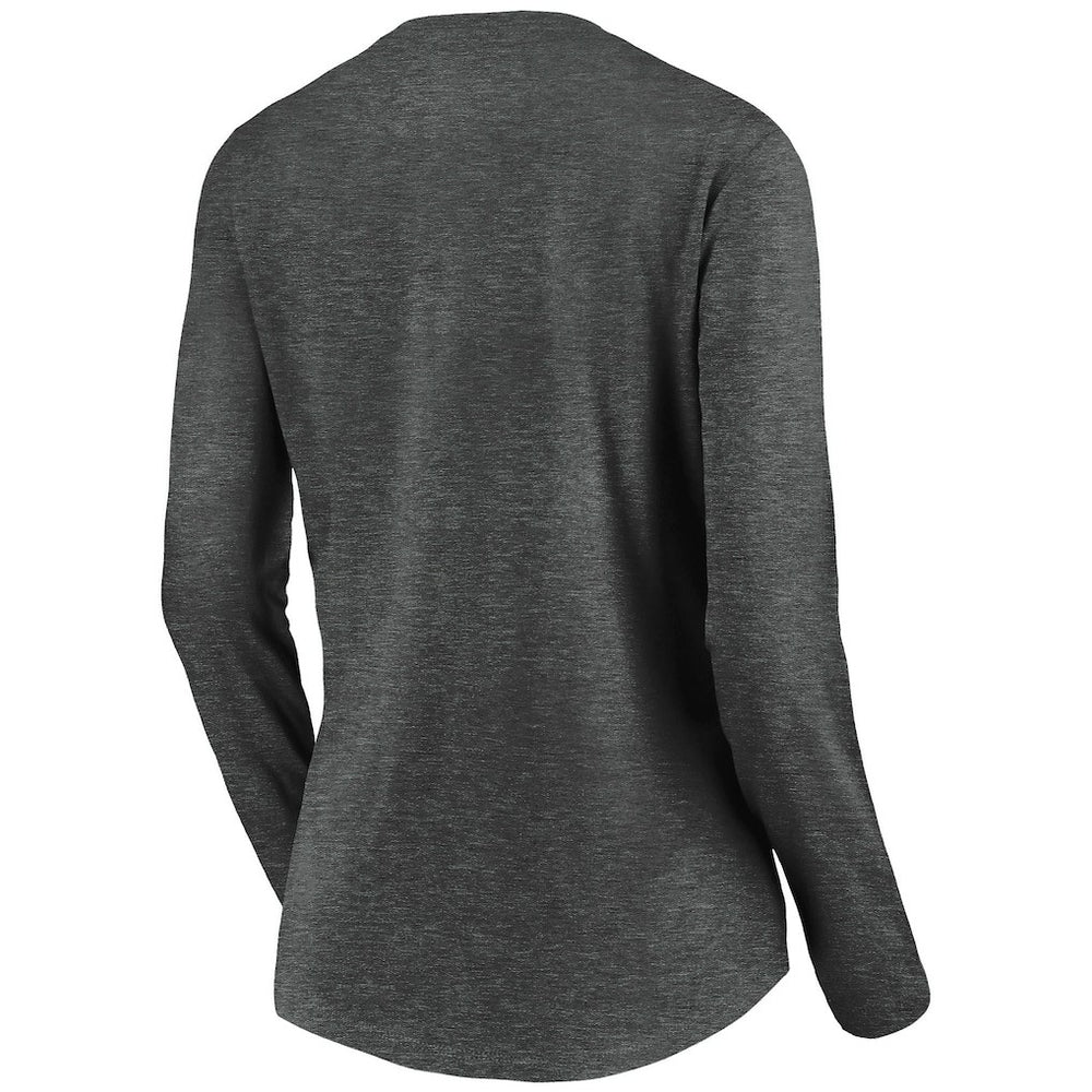 Los Angeles Chargers  Women's Victory Arch Long Sleeve V-Neck T-Shirt