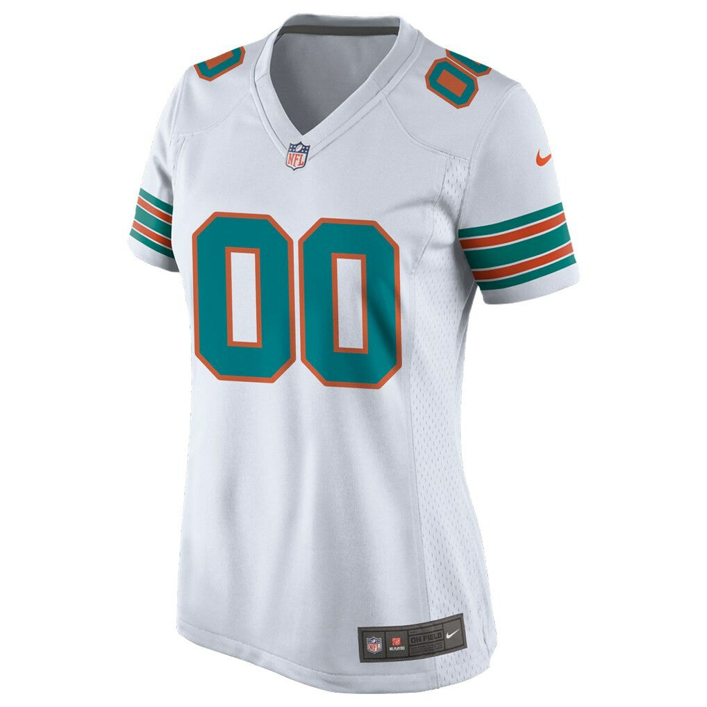 Miami Dolphins Nike Women's Alternate Custom Game Jersey