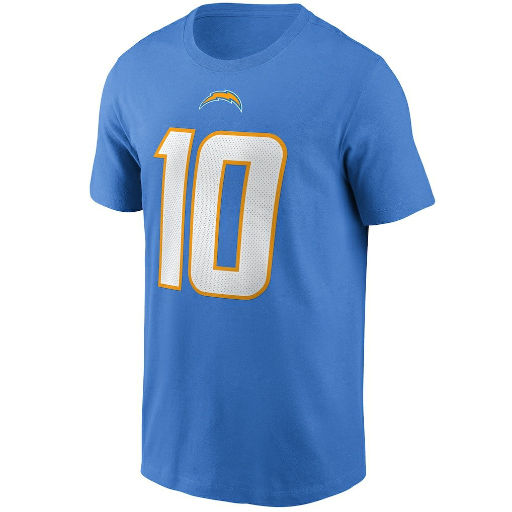 Los Angeles Chargers Nike Justin Herbert  Name & Number T-Shirt