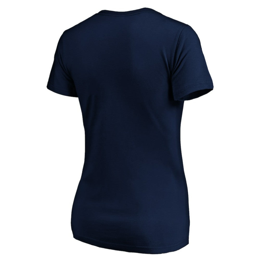 Colorado Rockies Logo Women's Banner Wave V-Neck T-Shirt | MLB Online