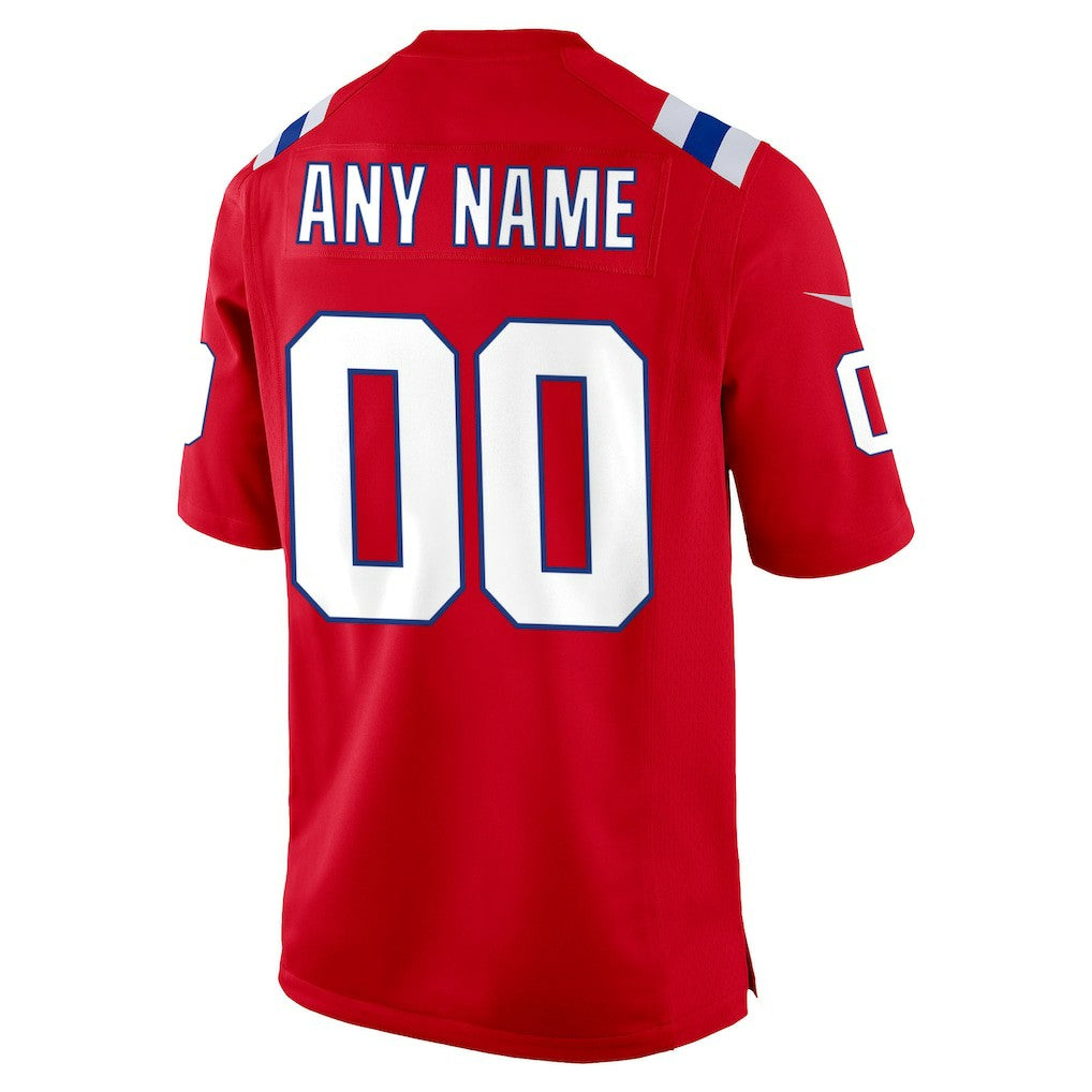 New England Patriots Nike Alternate Custom Jersey