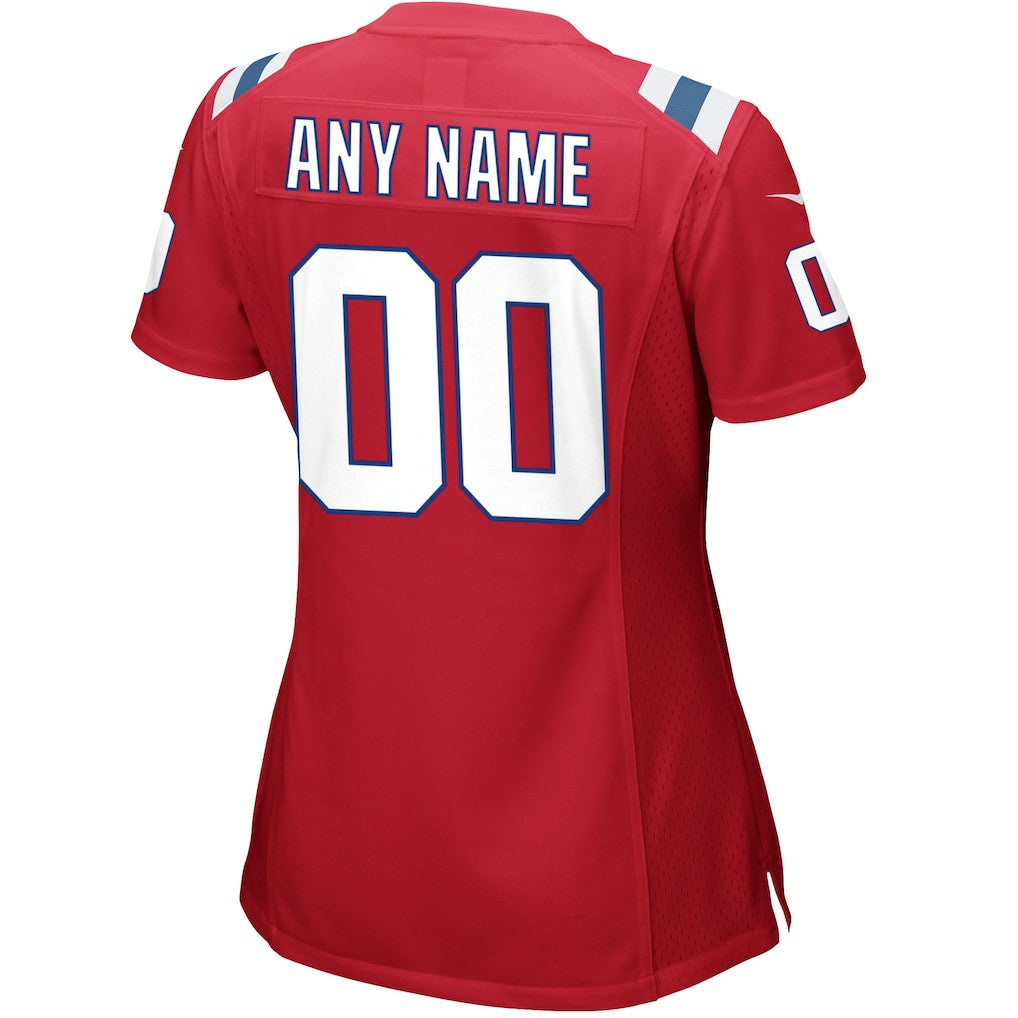 New England Patriots Nike Women's Alternate Custom Jersey