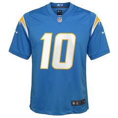 Los Angeles Chargers Nike Justin Herbert  Youth Game Jersey