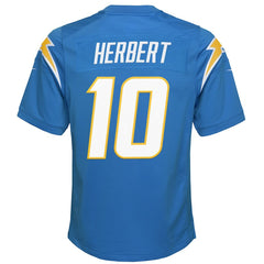 Los Angeles Chargers Nike Justin Herbert  Youth Game Jersey