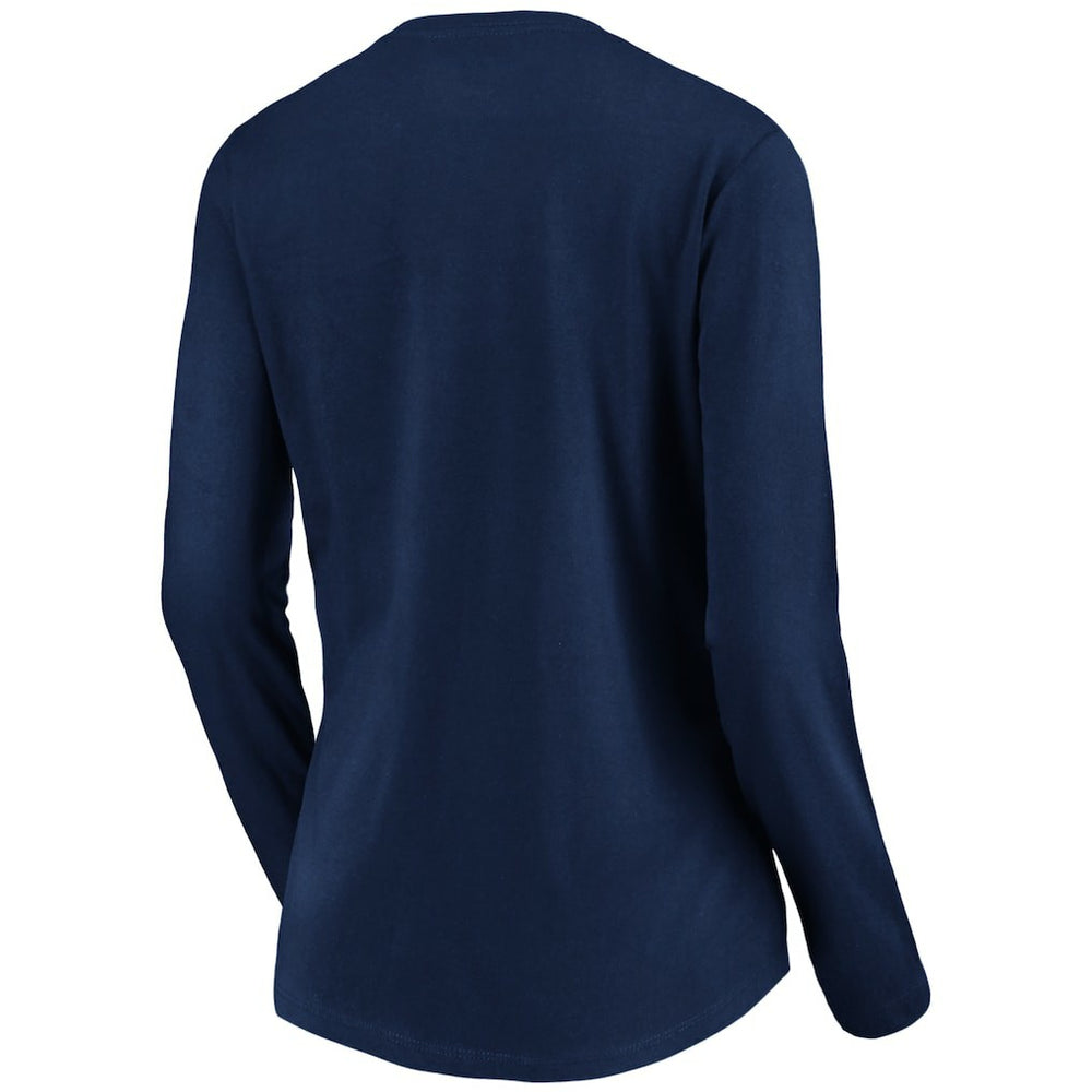 Buffalo Bills  Women's Banner Wave V-Neck Long Sleeve T-Shirt
