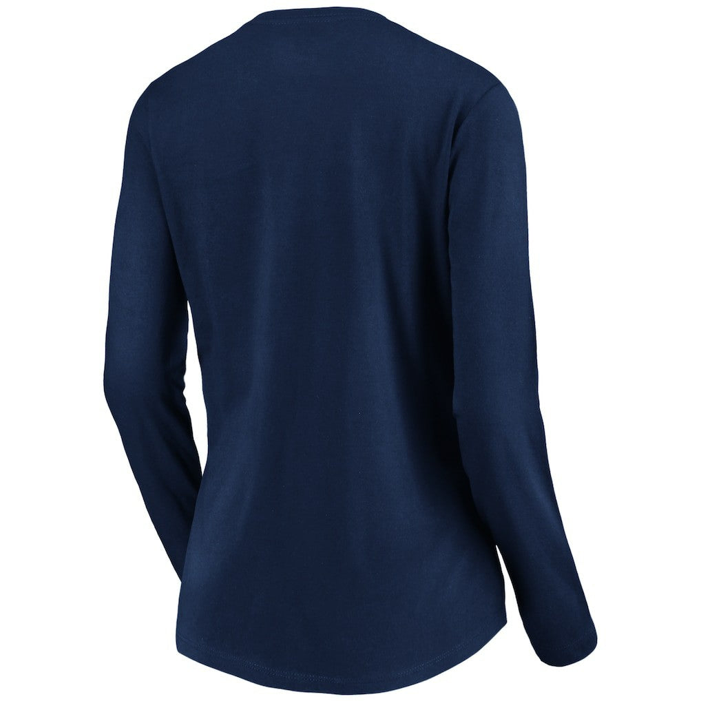 Indianapolis Colts  Women's Banner Wave V-Neck Long Sleeve T-Shirt