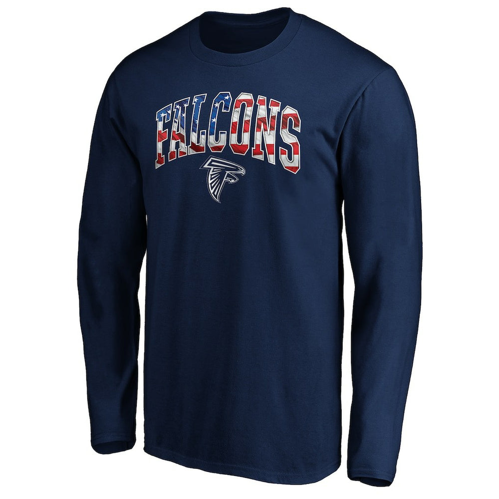 Atlanta Falcons  Banner Wave Long Sleeve T-Shirt