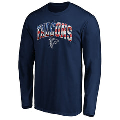Atlanta Falcons  Banner Wave Long Sleeve T-Shirt