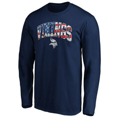 Minnesota Vikings  Banner Wave Long Sleeve T-Shirt
