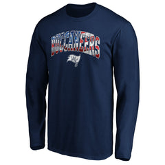 Tampa Bay Buccaneers  Banner Wave Long Sleeve T-Shirt