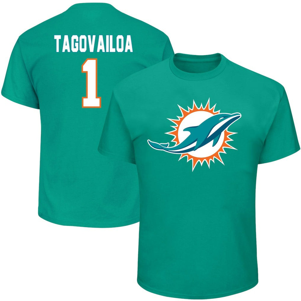 Miami Dolphins Fanatics Tua Tagovailoa  Big & Tall Player Name & Number T-Shirt