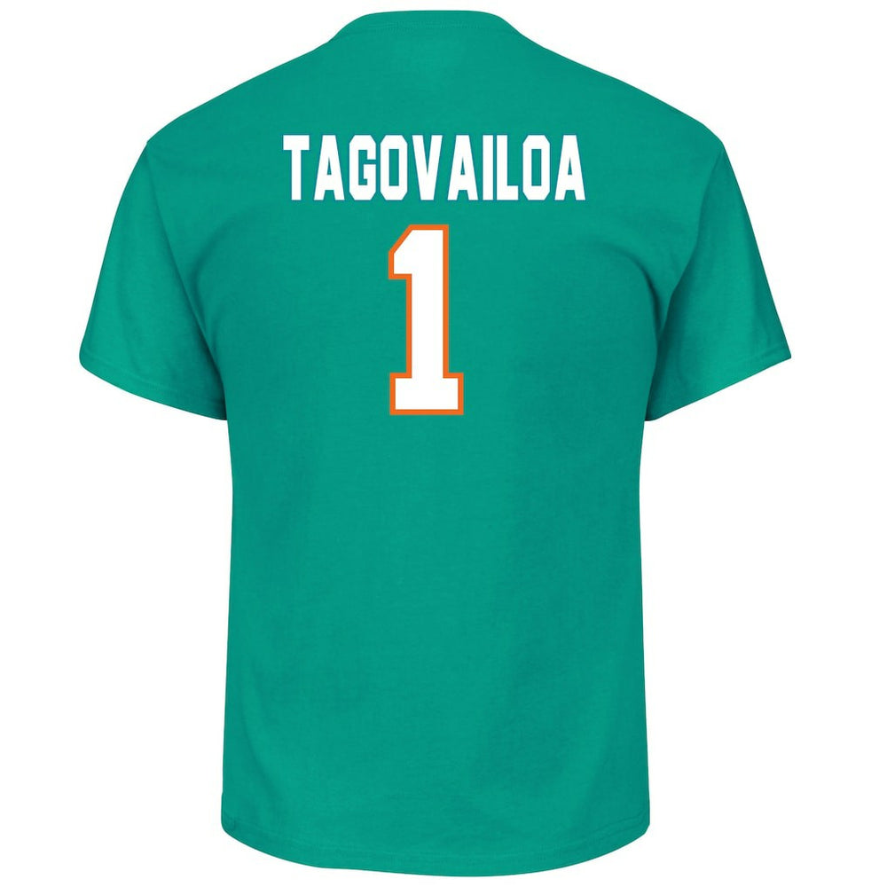 Miami Dolphins Fanatics Tua Tagovailoa  Big & Tall Player Name & Number T-Shirt