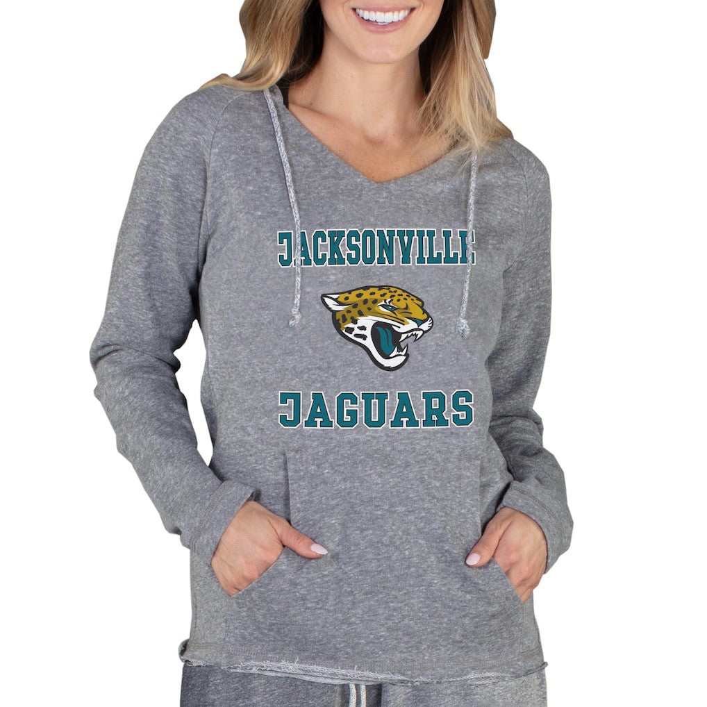 Jacksonville Jaguars  Concepts Sport Women's Mainstream Tri-Blend Raglan Hoodie V-Neck Top
