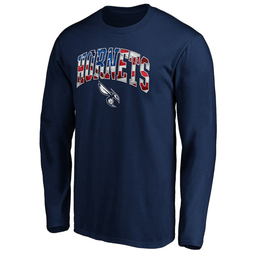 Charlotte Hornets Banner Wave Long Sleeve T-Shirt For Sale