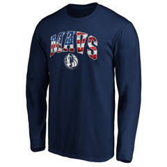 Dallas Mavericks Banner Wave Long Sleeve T-Shirt sale Online