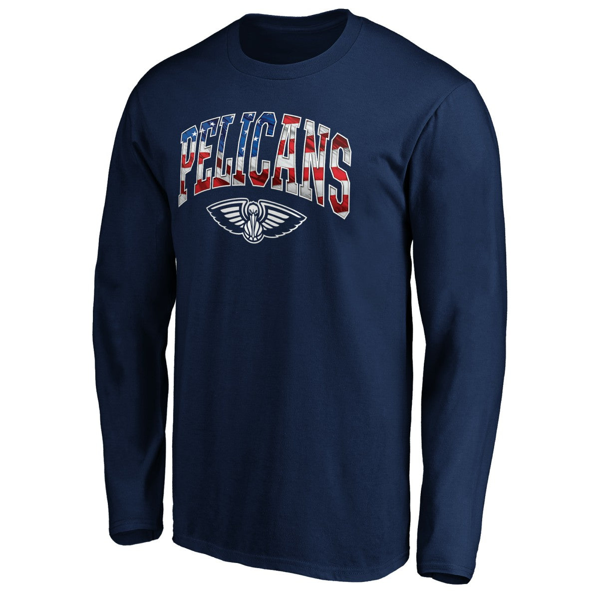 New Orleans Pelicans Banner Wave Long Sleeve T-Shirt On Sale