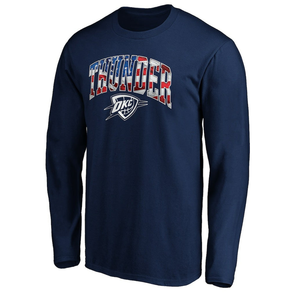 Oklahoma City Thunder Banner Wave Long Sleeve T-Shirt Online