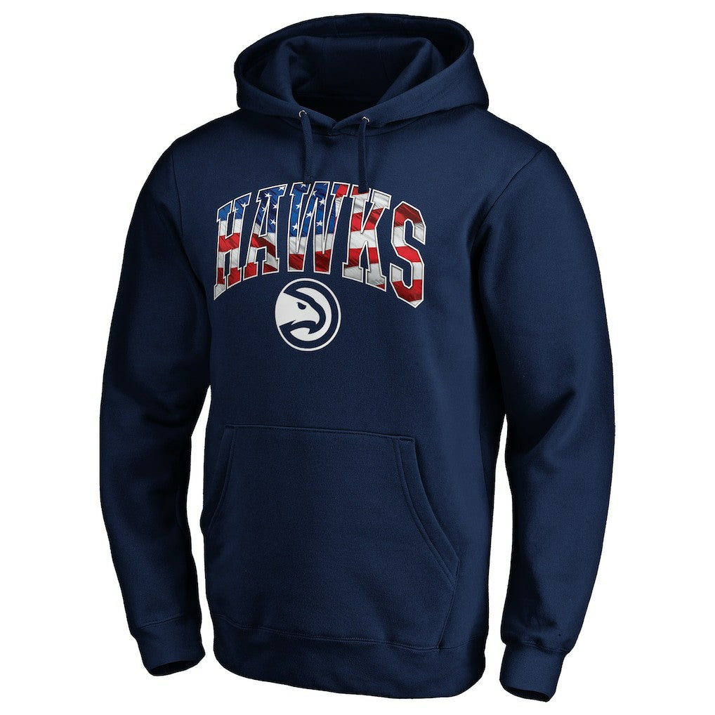 Atlanta Hawks Banner Wave Pullover Hoodie Discount