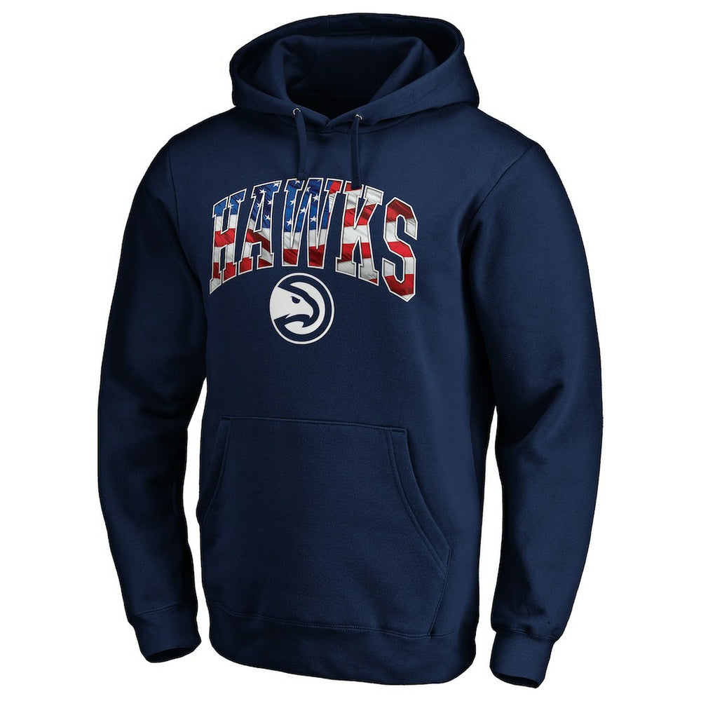 Atlanta Hawks Banner Wave Pullover Hoodie Discount