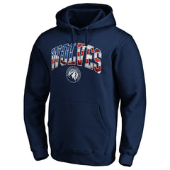 Minnesota Timberwolves Banner Wave Pullover Hoodie Online