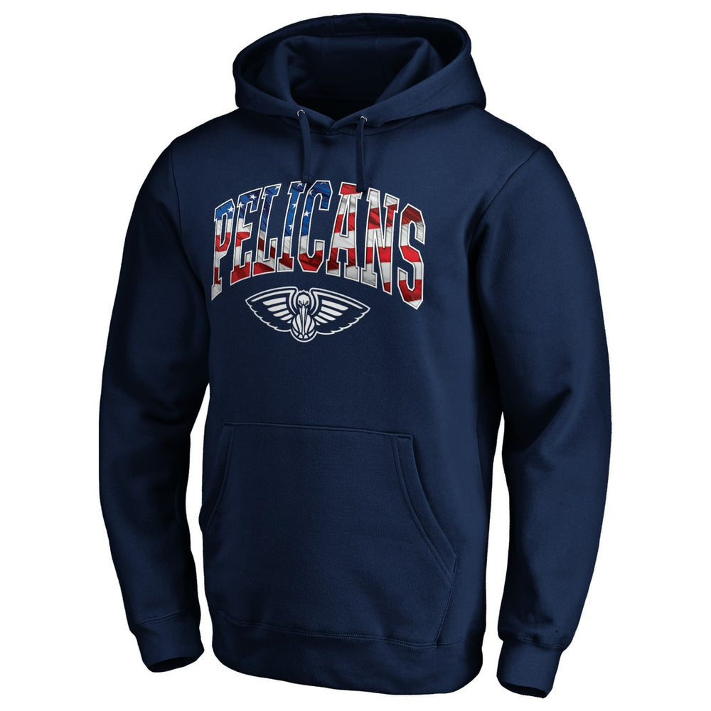 New Orleans Pelicans Banner Wave Pullover Hoodie New