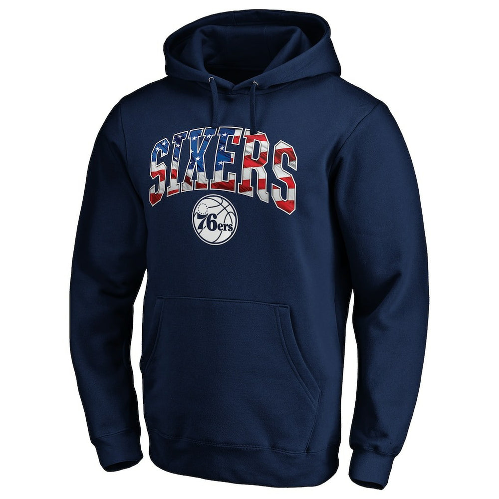 Philadelphia 76ers Banner Wave Pullover Hoodie Discount