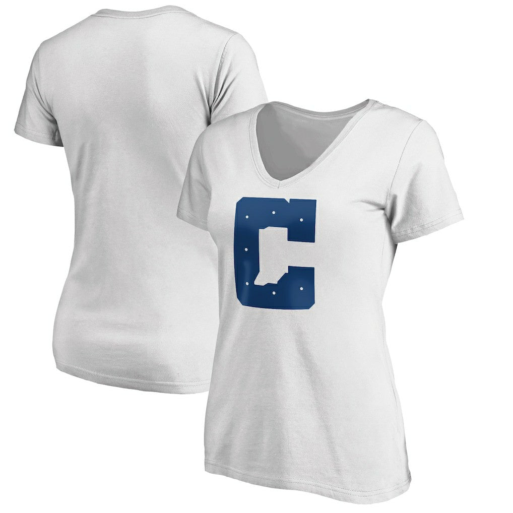Indianapolis Colts  Women's Secondary Logo V-Neck T-Shirt