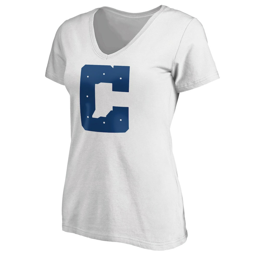 Indianapolis Colts  Women's Secondary Logo V-Neck T-Shirt
