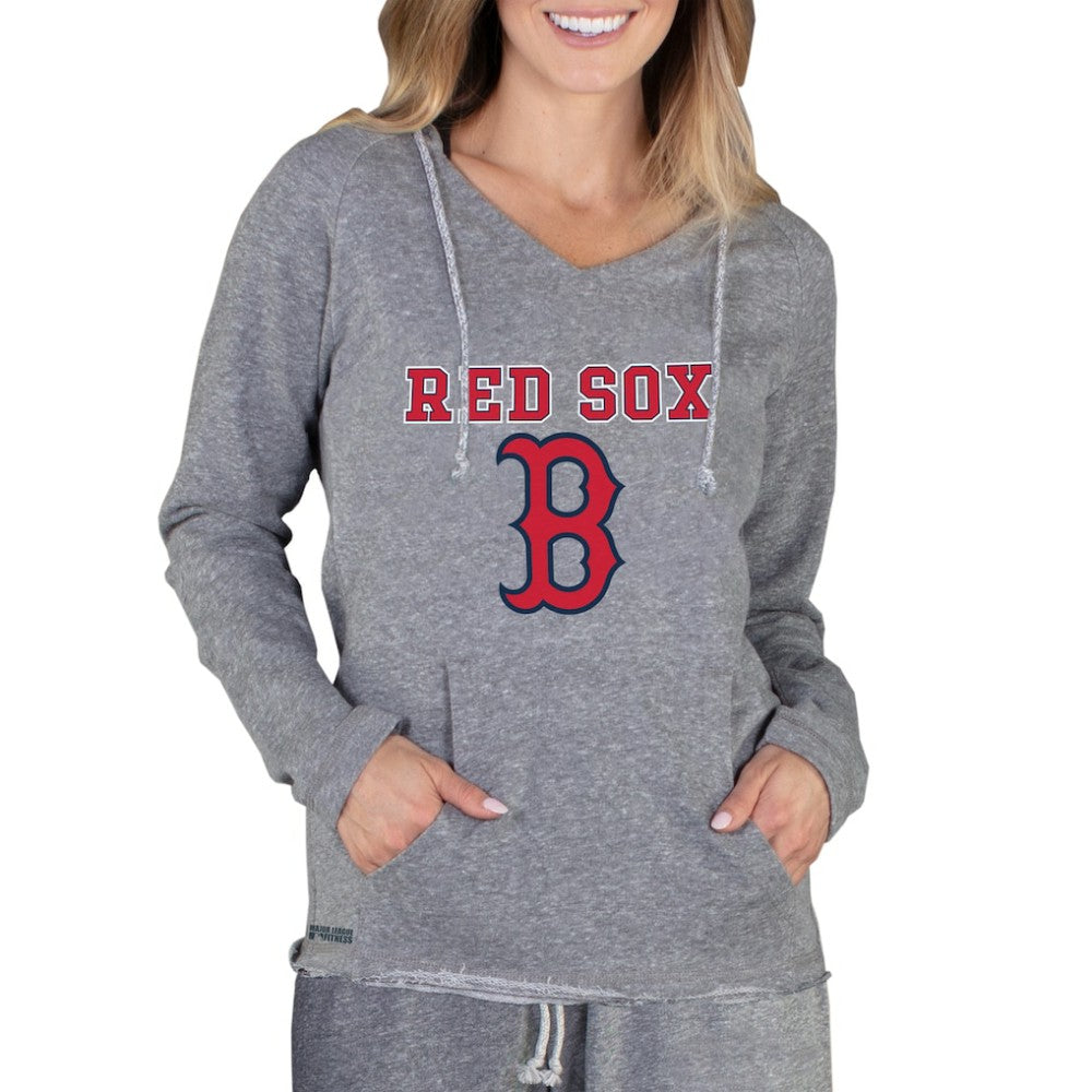 Boston Red Sox Concepts Sport Women's Mainstream Terry Long Sleeve Hoodie Top | MLB US