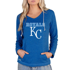 Kansas City Royals Concepts Sport Women's Mainstream Terry Long Sleeve Hoodie Top | MLB Sale