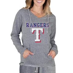 Texas Rangers Concepts Sport Women's Mainstream Terry Long Sleeve Hoodie Top | MLB Shop