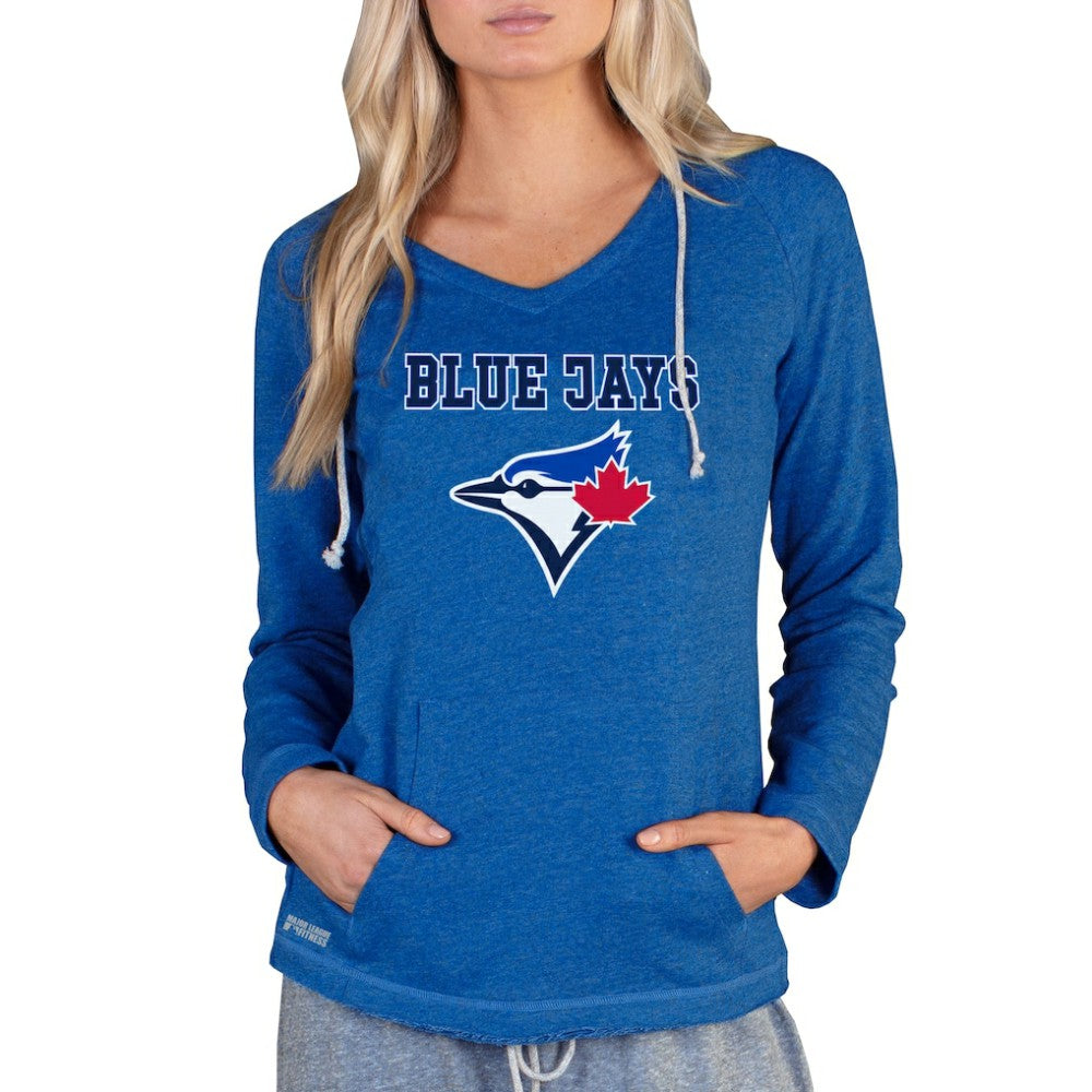 Toronto Blue Jays Concepts Sport Women's Mainstream Terry Long Sleeve Hoodie Top | MLB Shop