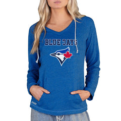 Toronto Blue Jays Concepts Sport Women's Mainstream Terry Long Sleeve Hoodie Top | MLB Shop