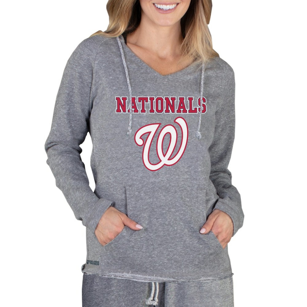 Washington Nationals Concepts Sport Women's Mainstream Terry Long Sleeve Hoodie Top | MLB US