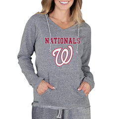 Washington Nationals Concepts Sport Women's Mainstream Terry Long Sleeve Hoodie Top | MLB US