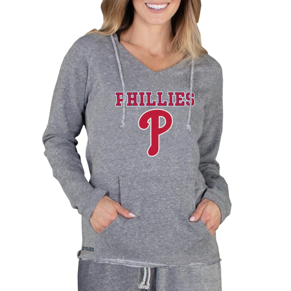 Philadelphia Phillies Concepts Sport Women's Mainstream Terry Long Sleeve Hoodie Top | MLB For sale