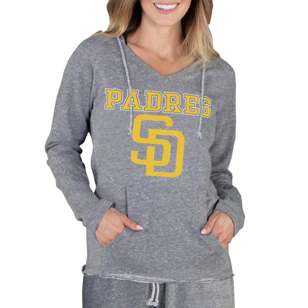 San Diego Padres Concepts Sport Women's Mainstream Terry Long Sleeve Hoodie Top | MLB On Sale