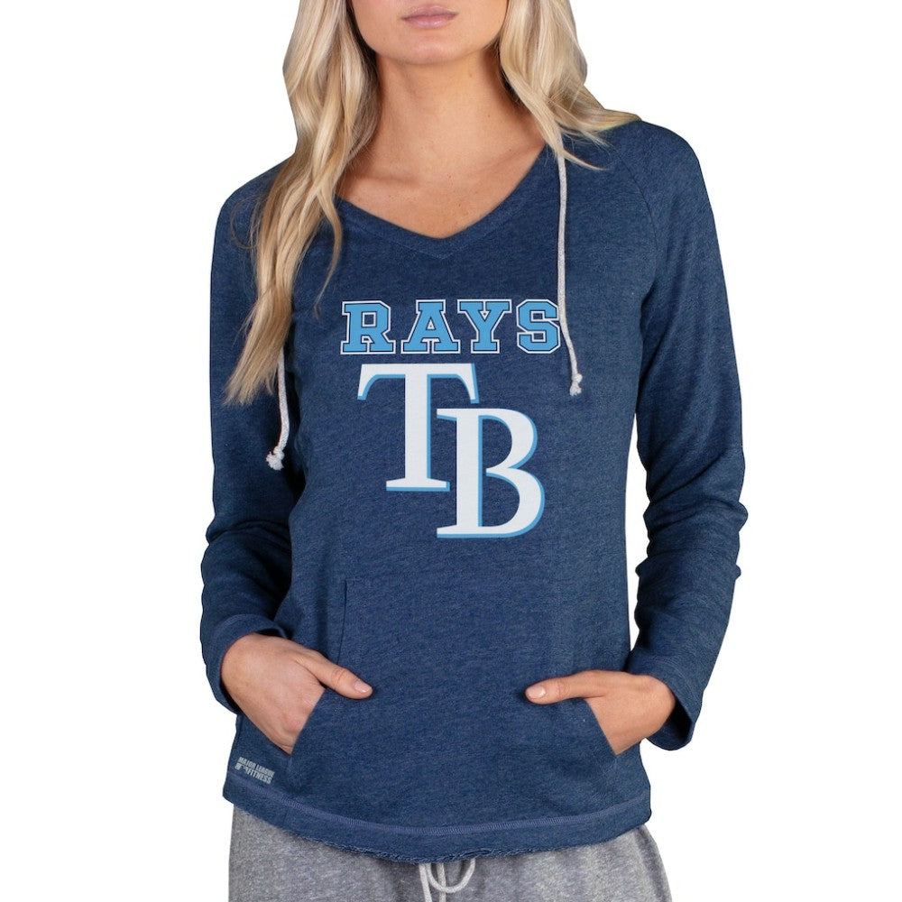 Tampa Bay Rays Concepts Sport Women's Mainstream Terry Long Sleeve Hoodie Top | MLB Sale